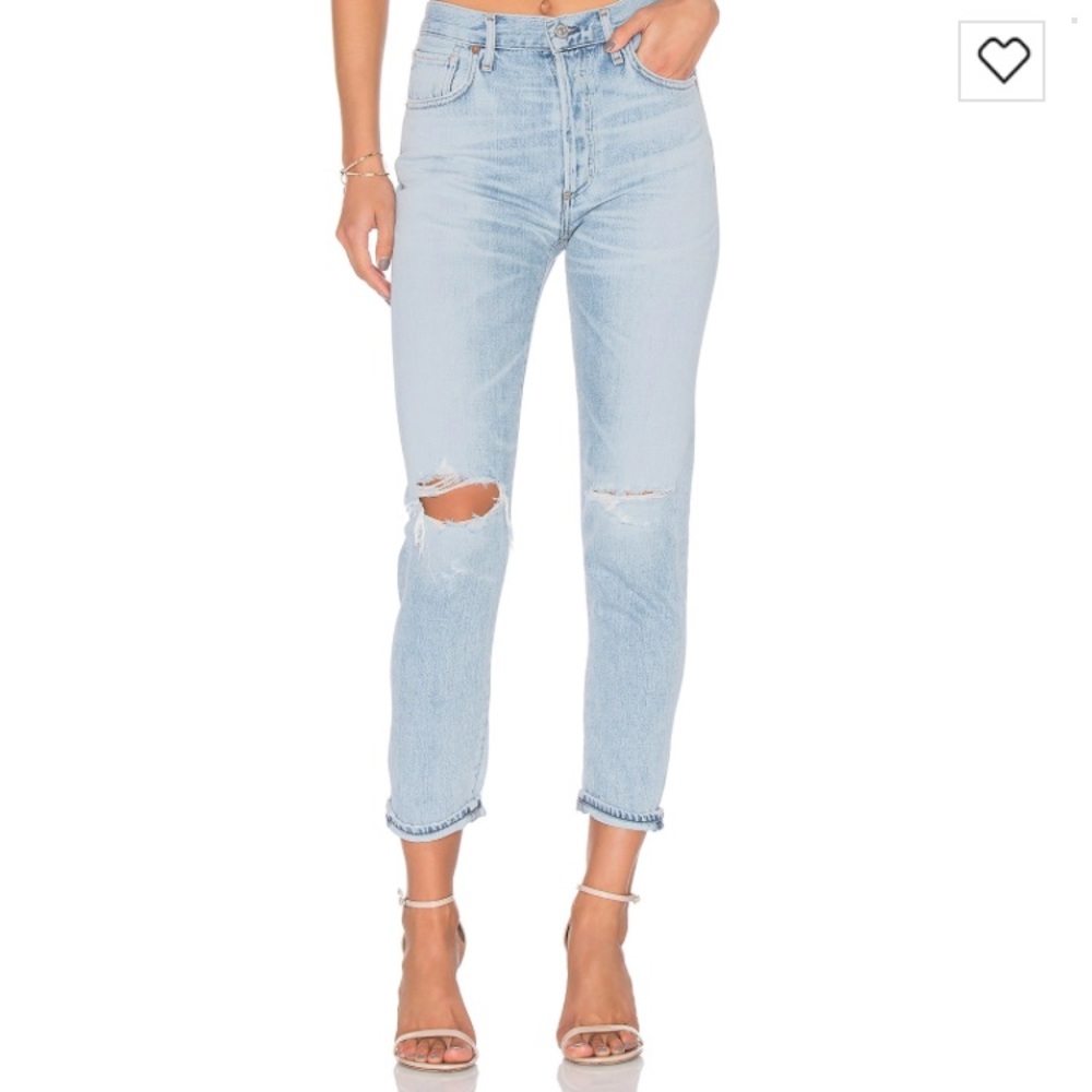 Citizens of Humanity Liya classic fit crop Jean